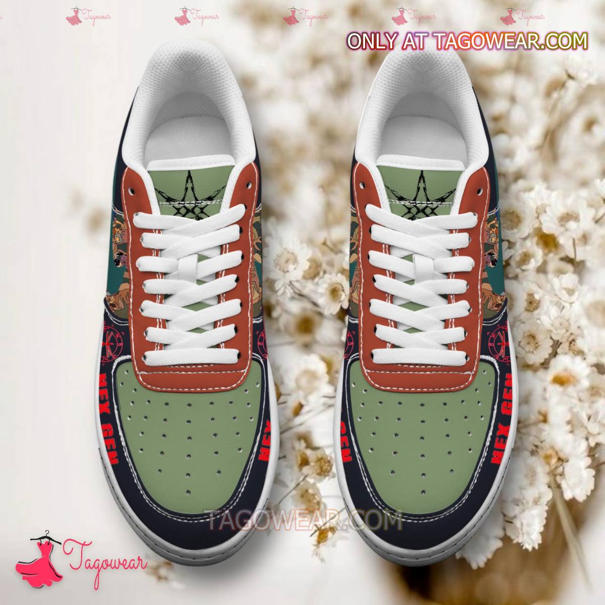 Ideafootwear Bring Me The Horizon Air Low-Top Sneakers Shoes For Men And Women 3