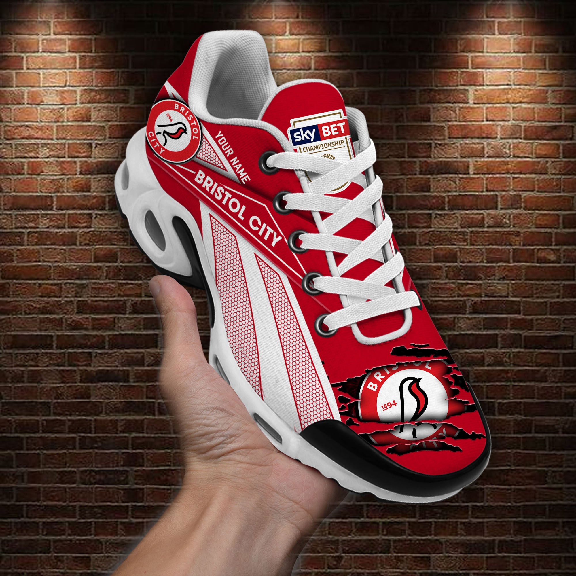 Ideafootwear Bristol City TN Shoes Sneakers For Men And Women