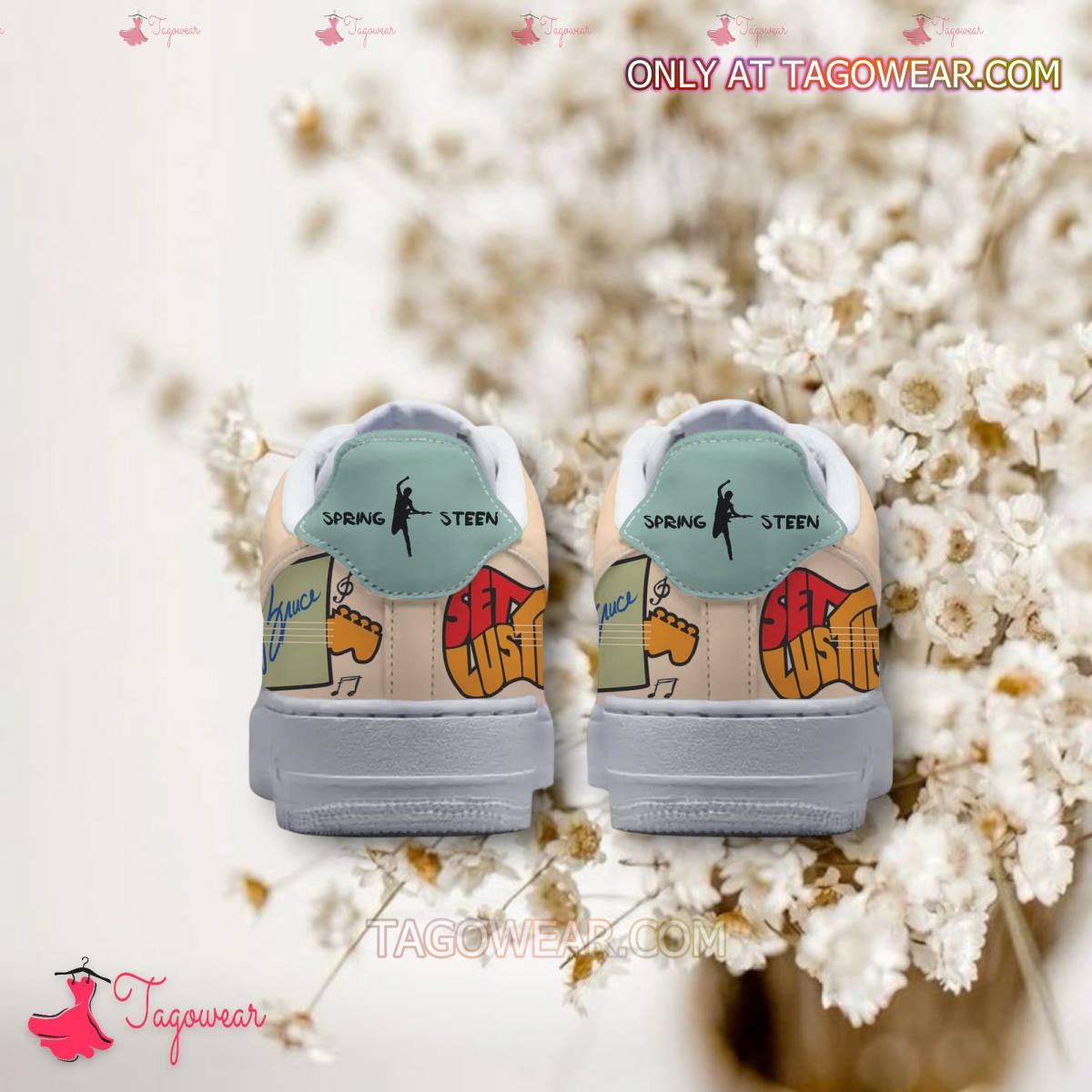 Ideafootwear Bruce Springsteen Air Low-Top Sneakers Shoes For Men And Women 3