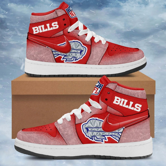 Ideafootwear Buffalo Bills AJ1 High Sneakers Shoes For Men And Women