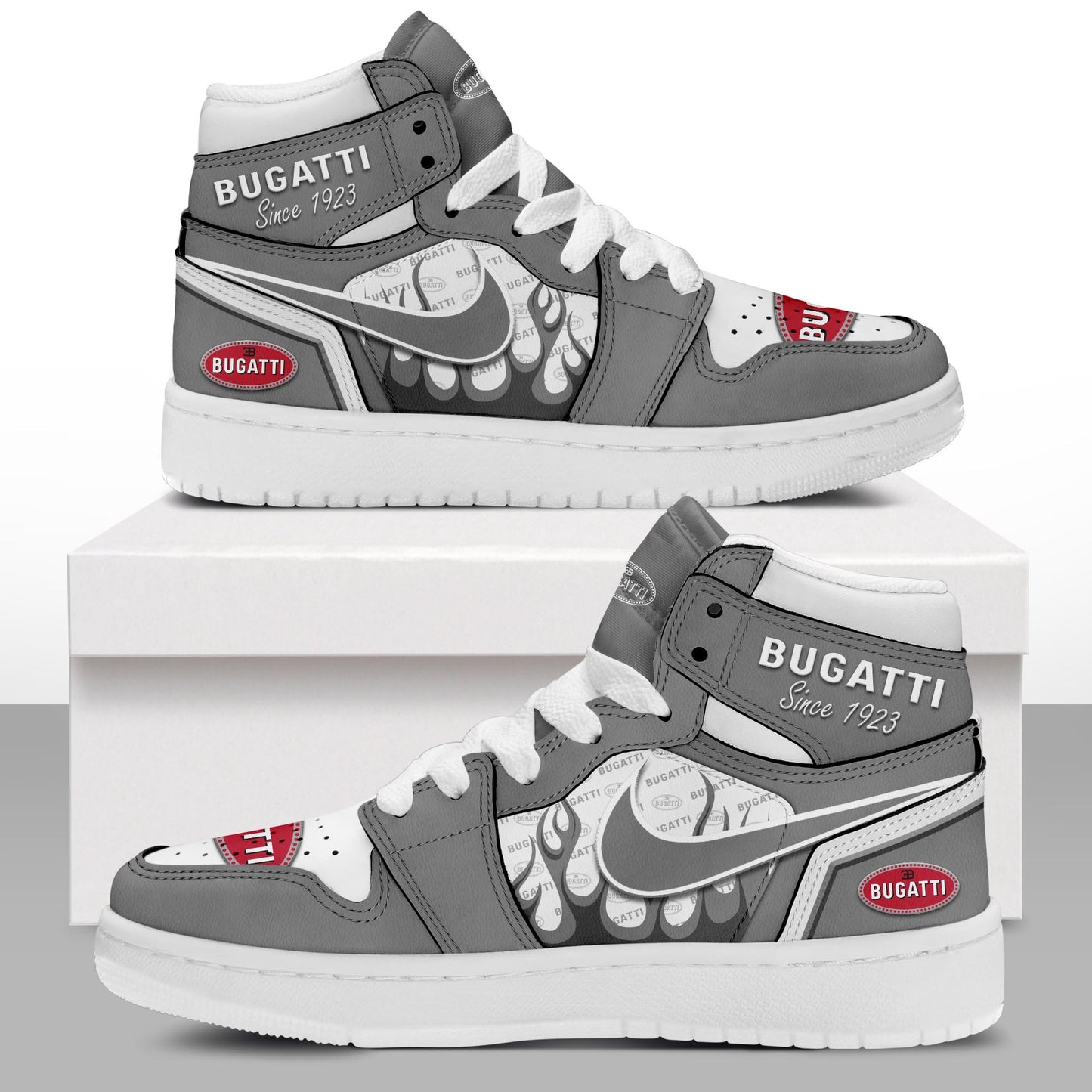 Ideafootwear Bugatti AJ1 High Sneakers Shoes For Men And Women