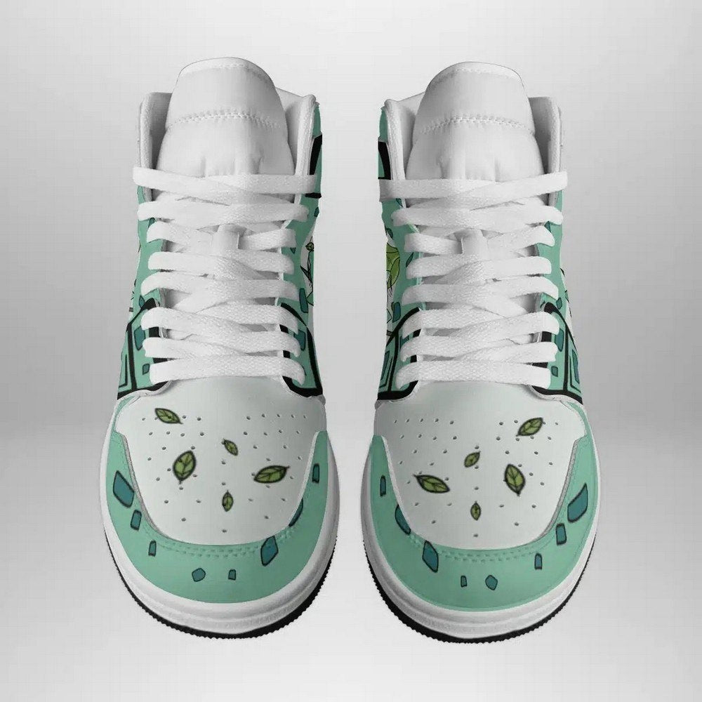 Ideafootwear Bulbasaur V3 Pokemon AJ1 High Sneakers Shoes For Men And Women