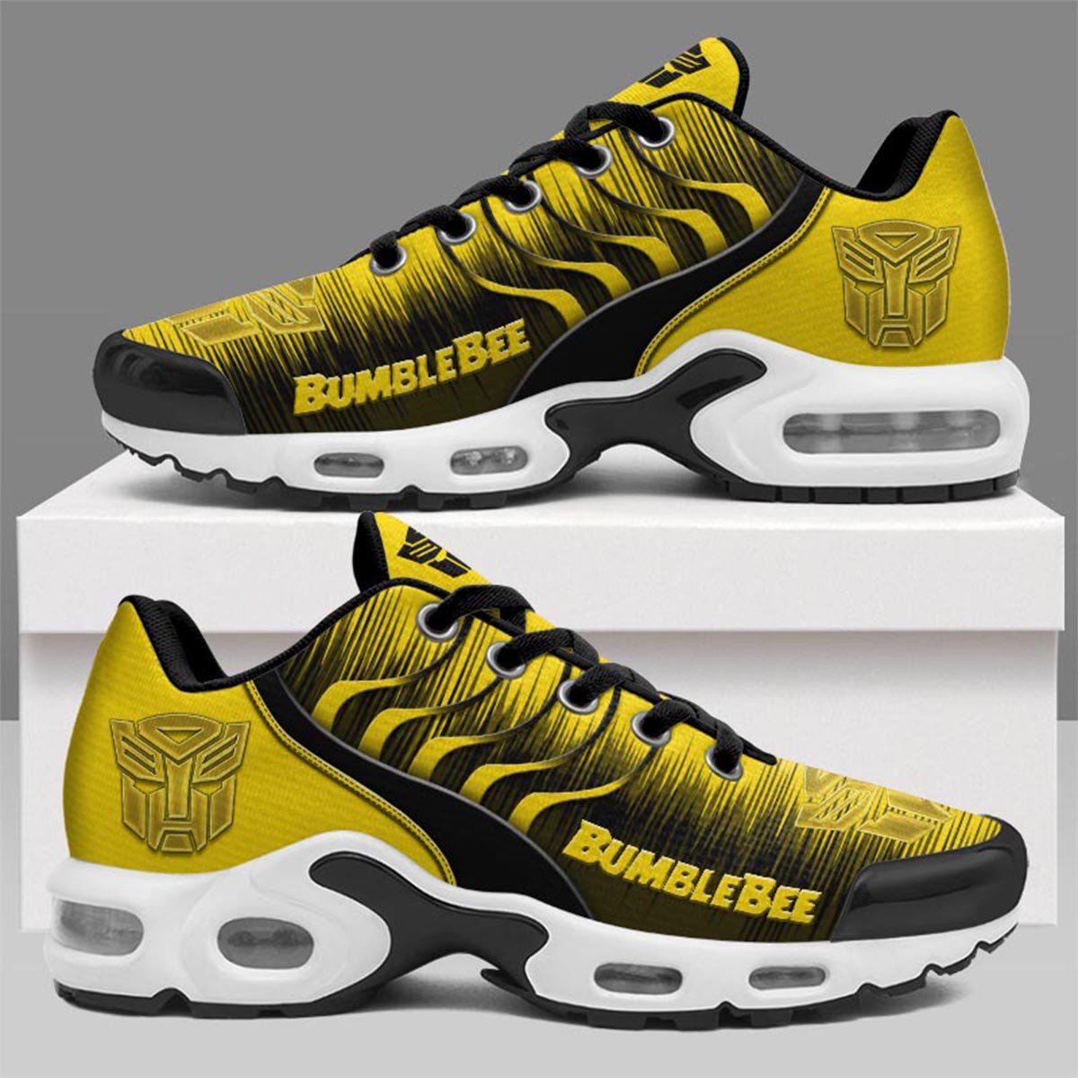 Ideafootwear Bumblebee TN Shoes Sneakers For Men And Women