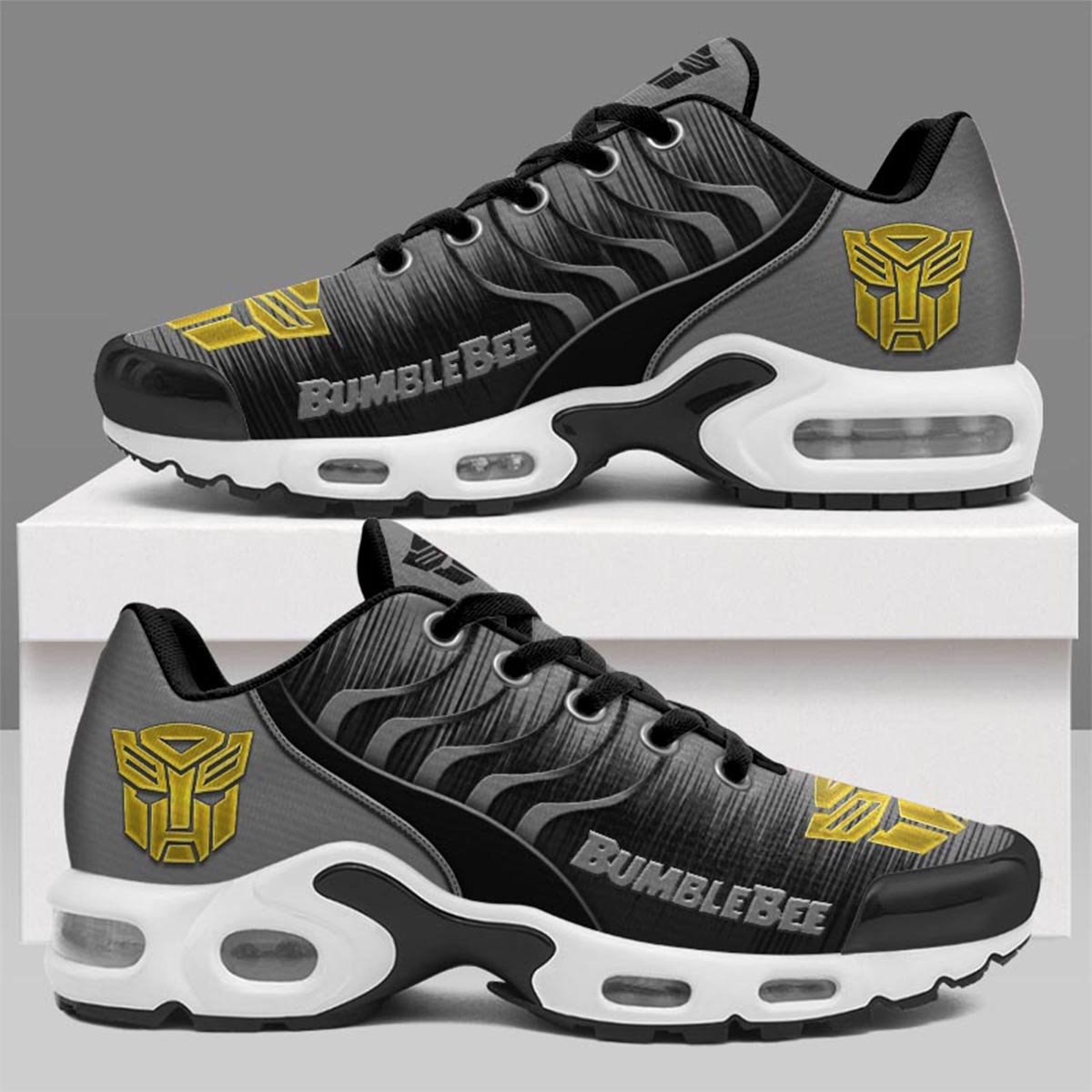 Ideafootwear Bumblebee TN Shoes Sneakers For Men And Women