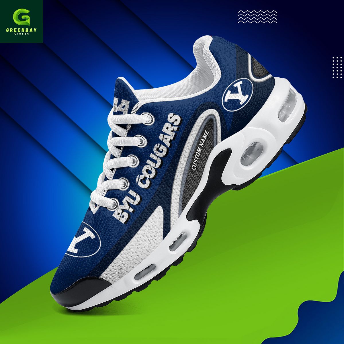 Ideafootwear BYU Cougars TN Shoes Sneakers For Men And Women