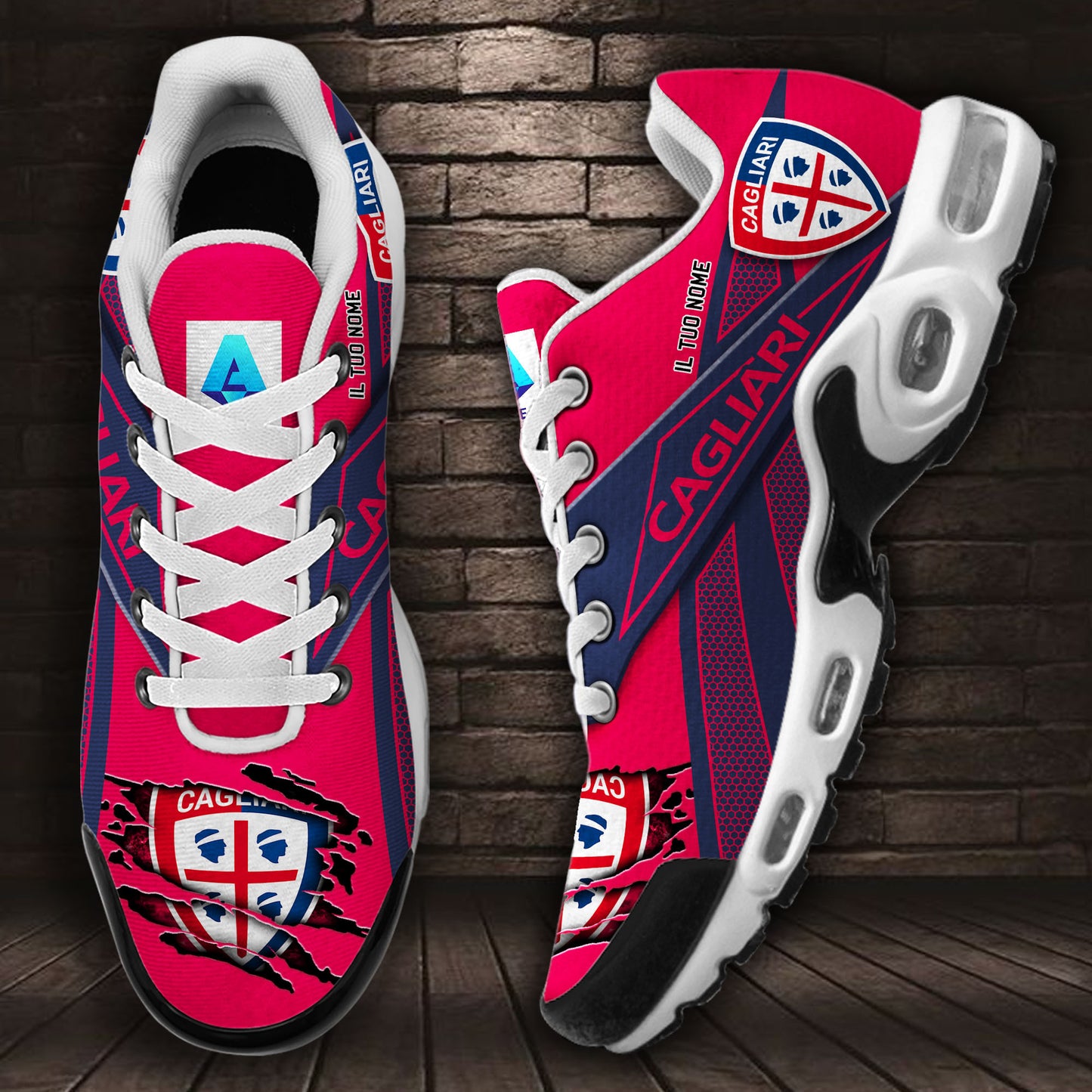 Ideafootwear Cagliari Calcio TN Shoes Sneakers For Men And Women
