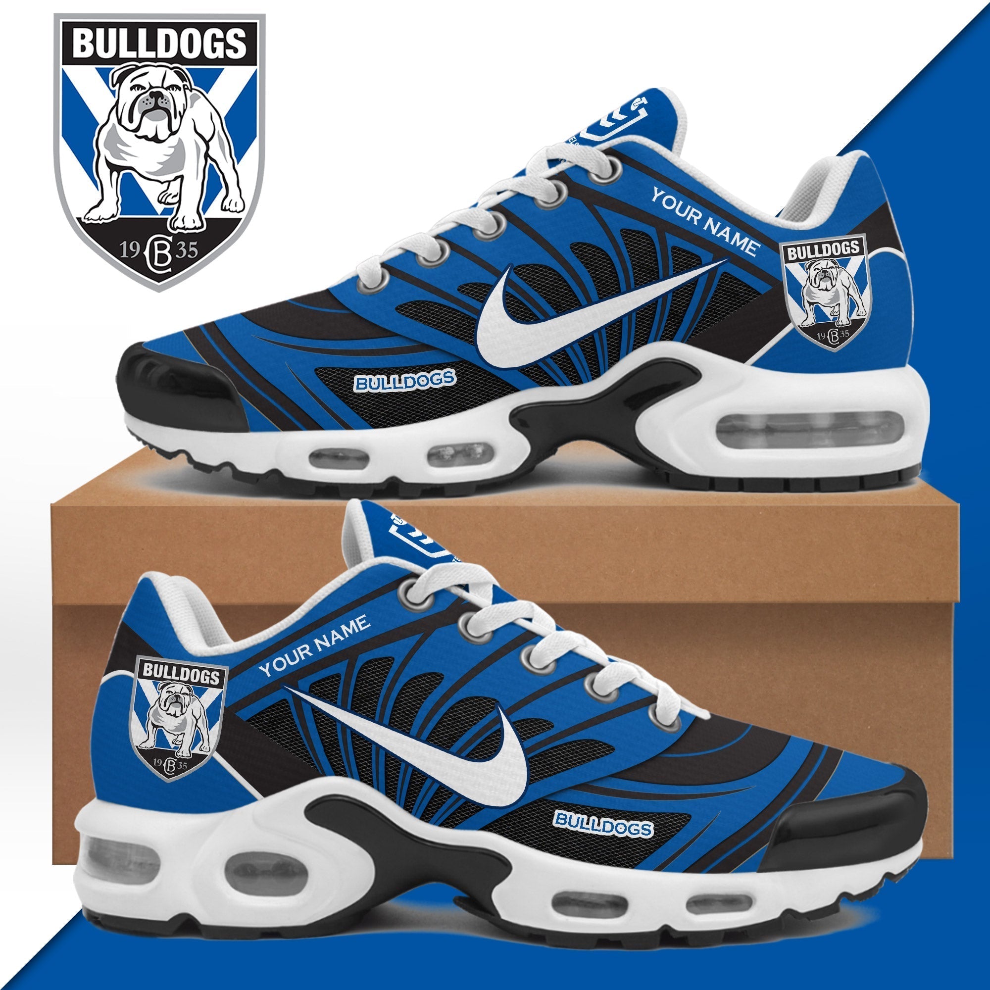 Ideafootwear Canterbury Bulldogs TN Shoes Sneakers For Men And Women