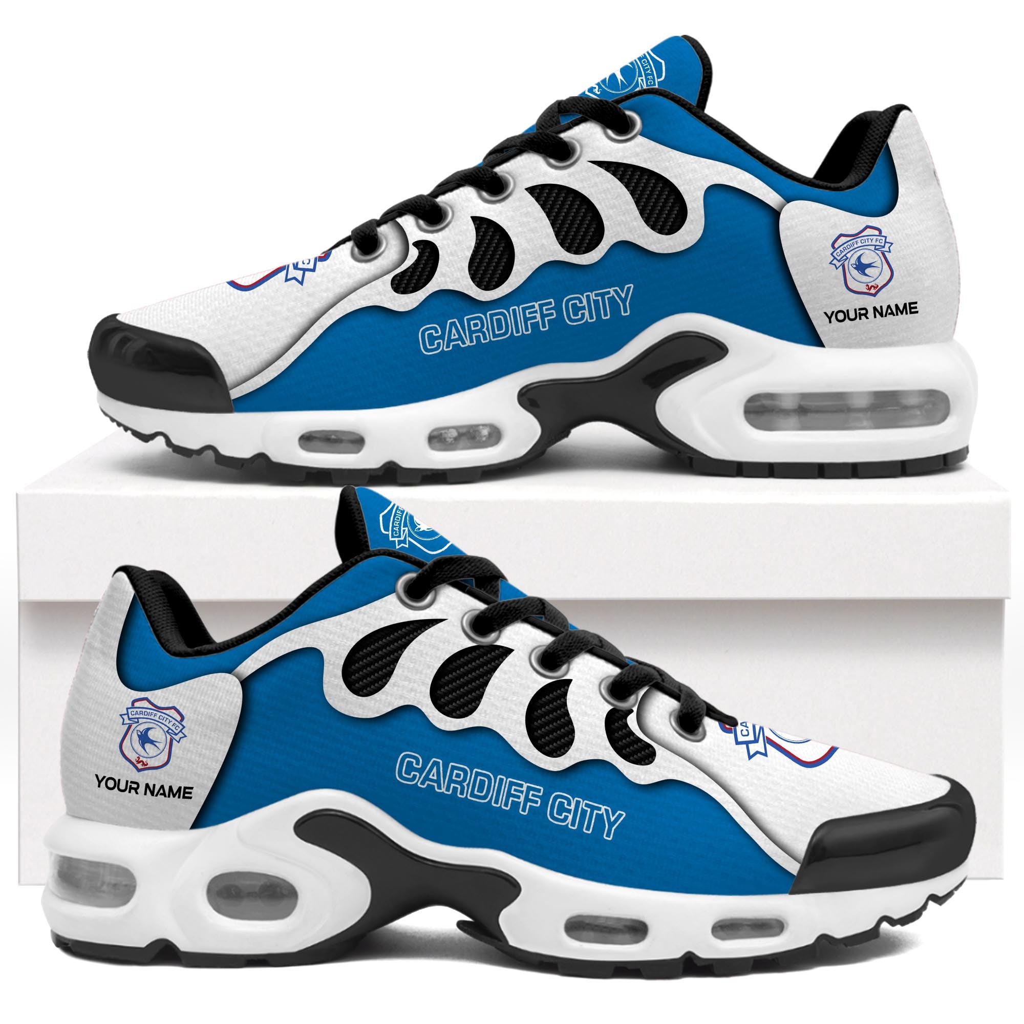 Ideafootwear Cardiff City F.C TN Shoes Sneakers For Men And Women