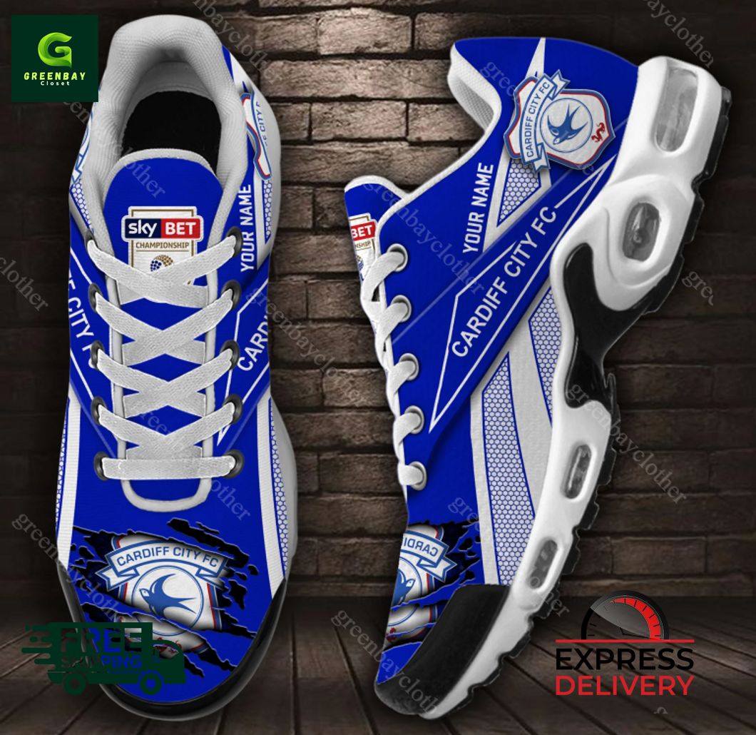 Ideafootwear Cardiff City FC TN Shoes Sneakers For Men And Women