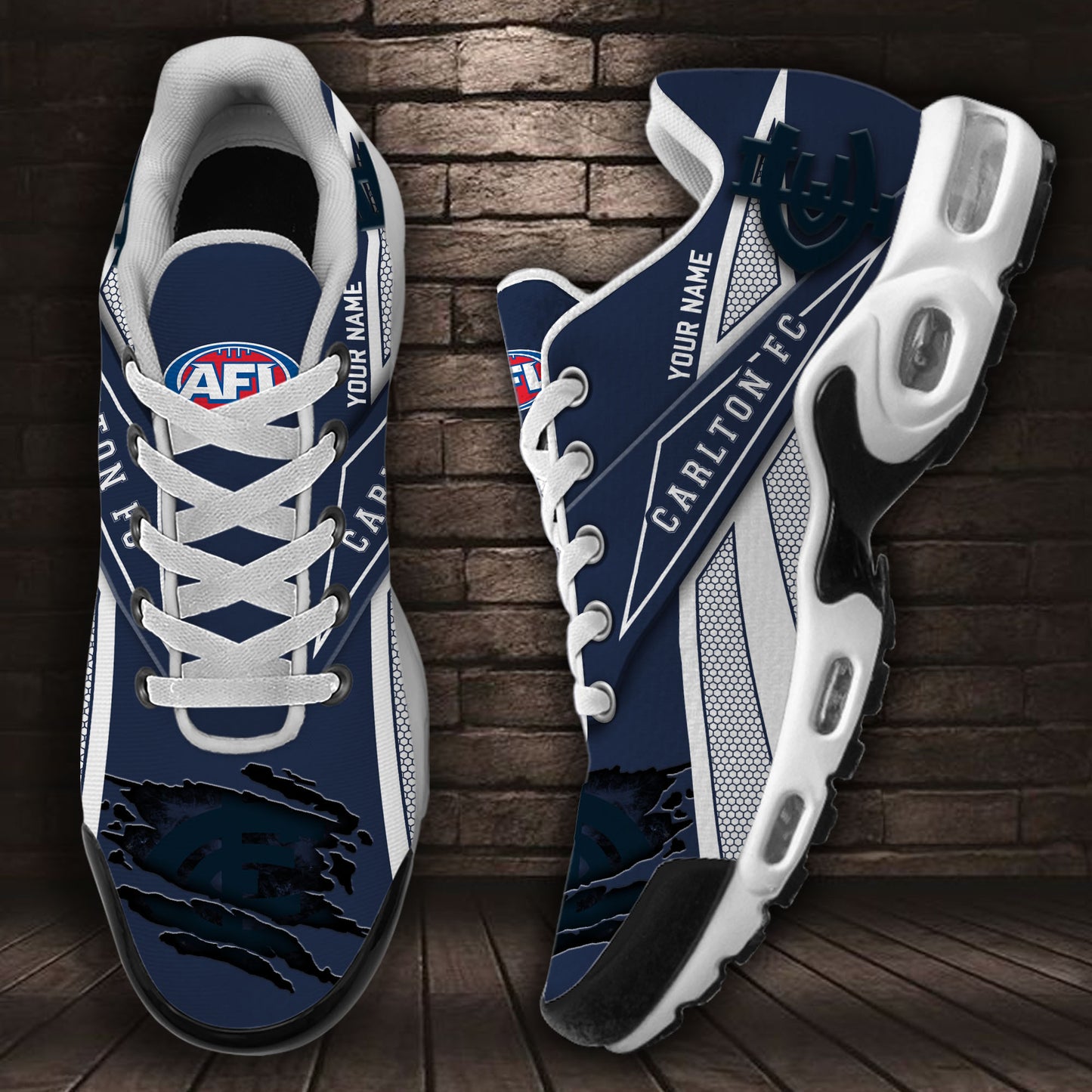 Ideafootwear Carlton Football Club TN Shoes Sneakers For Men And Women