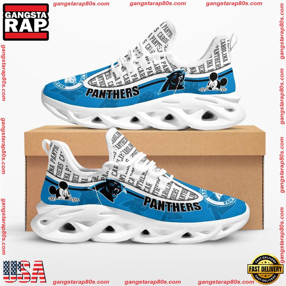 Ideafootwear Carolina Panthers Max Soul Shoes Sneakers For Men And Women