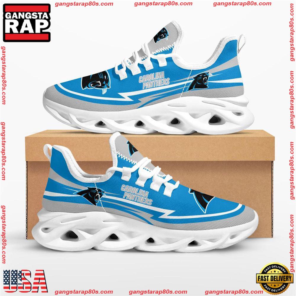 Ideafootwear Carolina Panthers Max Soul Shoes Sneakers For Men And Women