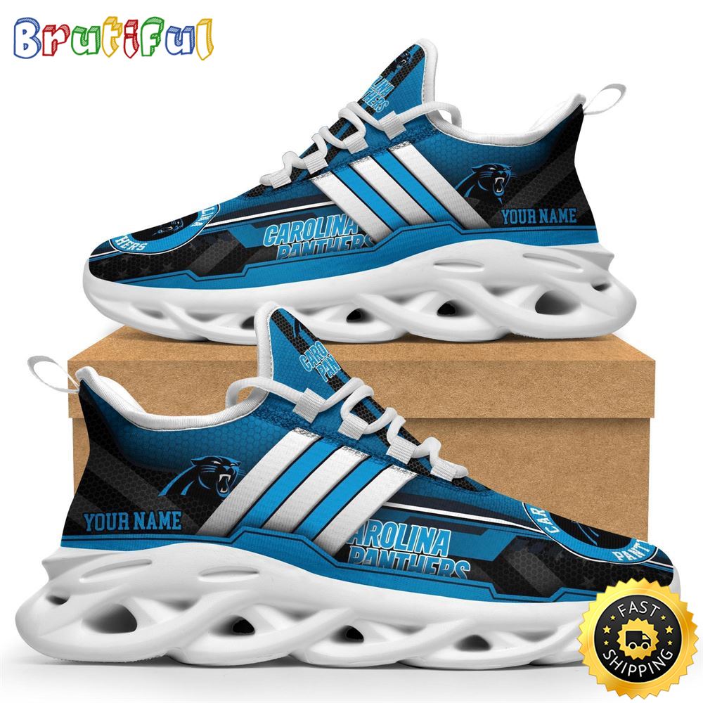 Ideafootwear Carolina Panthers Max Soul Shoes Sneakers For Men And Women