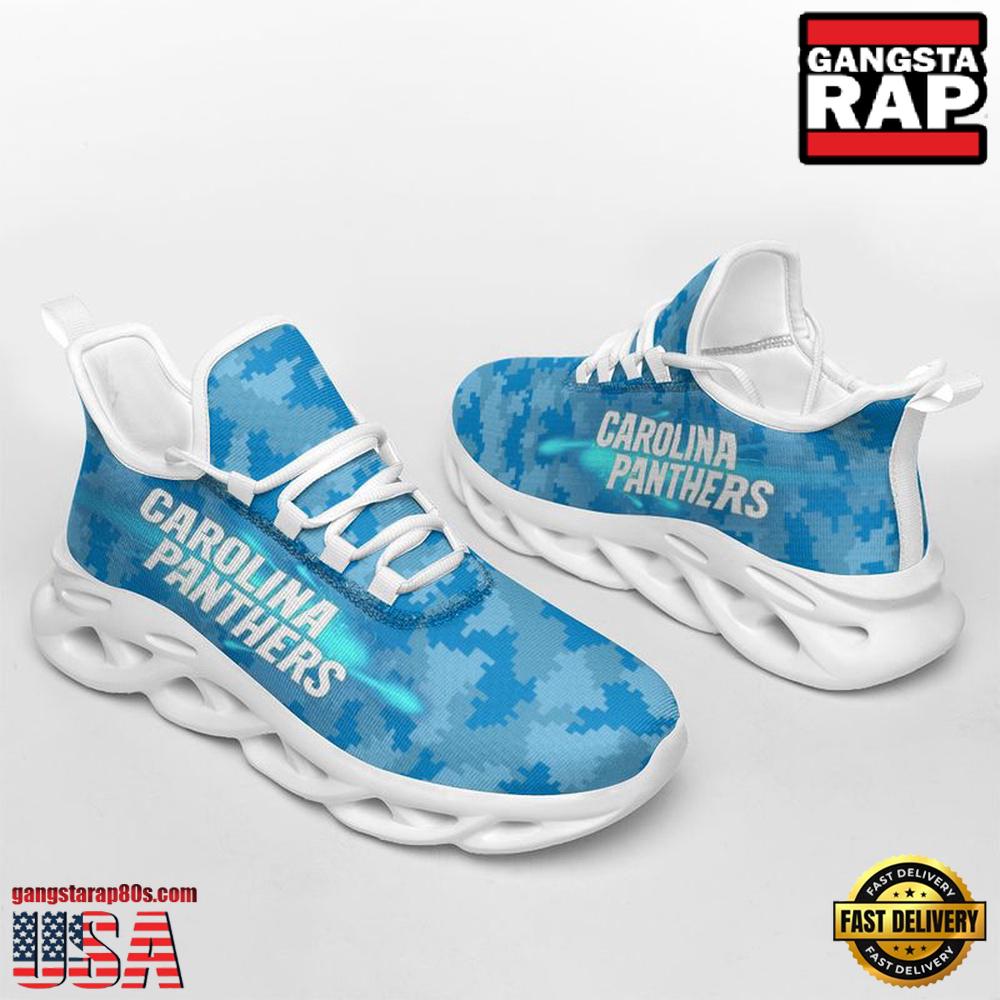 Ideafootwear Carolina Panthers Max Soul Shoes Sneakers For Men And Women