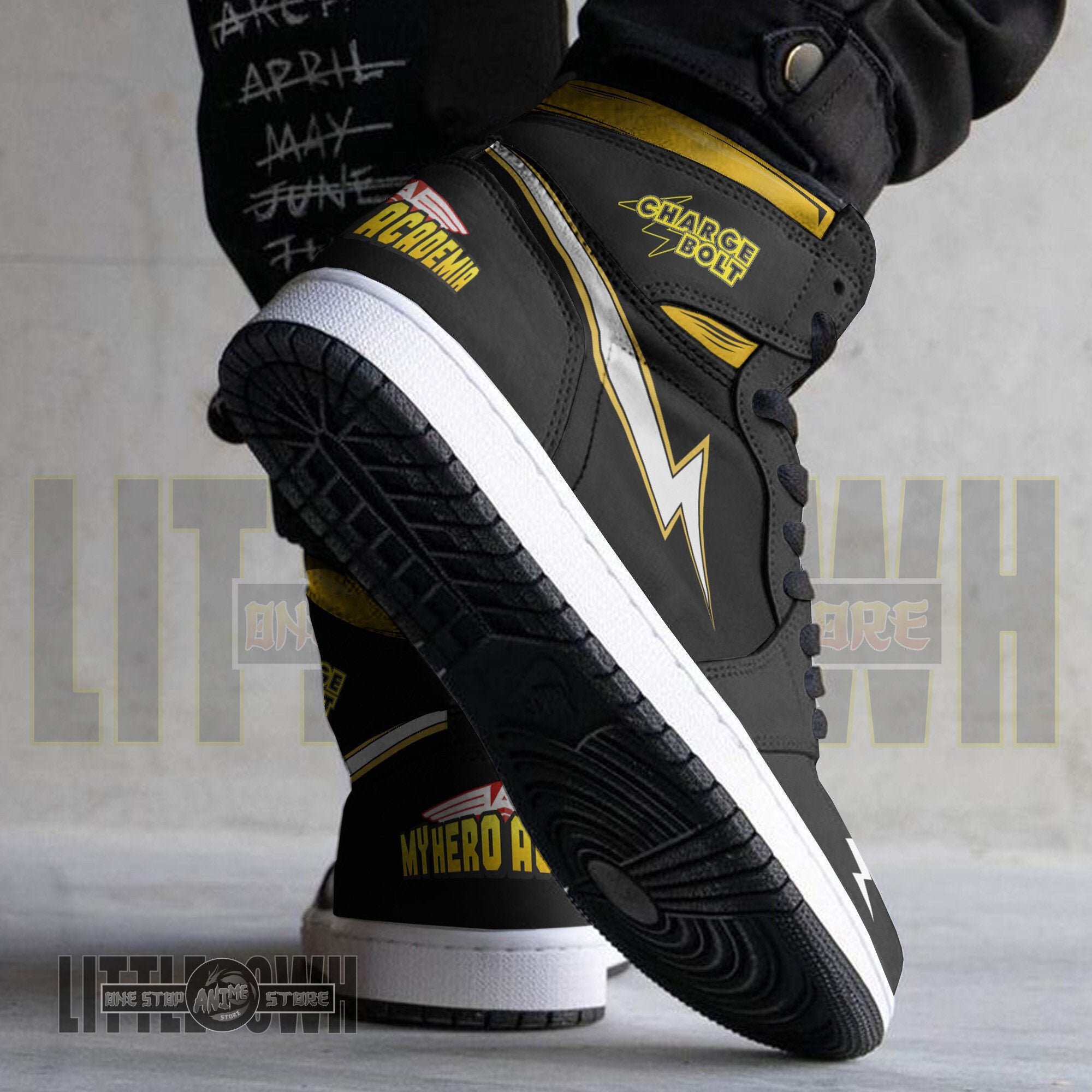 Ideafootwear Chargebolt AJ1 High Sneakers Shoes For Men And Women