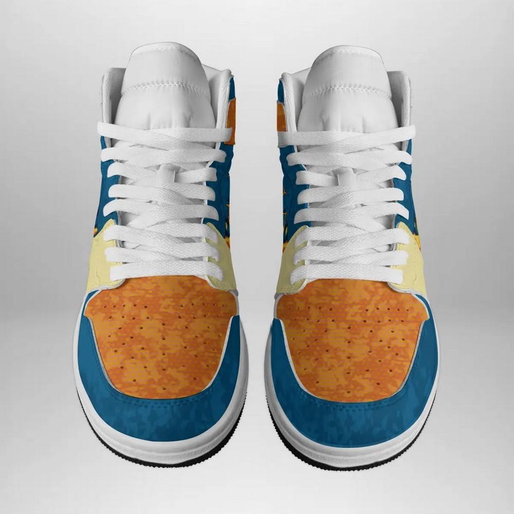 Ideafootwear Charizard Attack Pokemon AJ1 High Sneakers Shoes For Men And Women