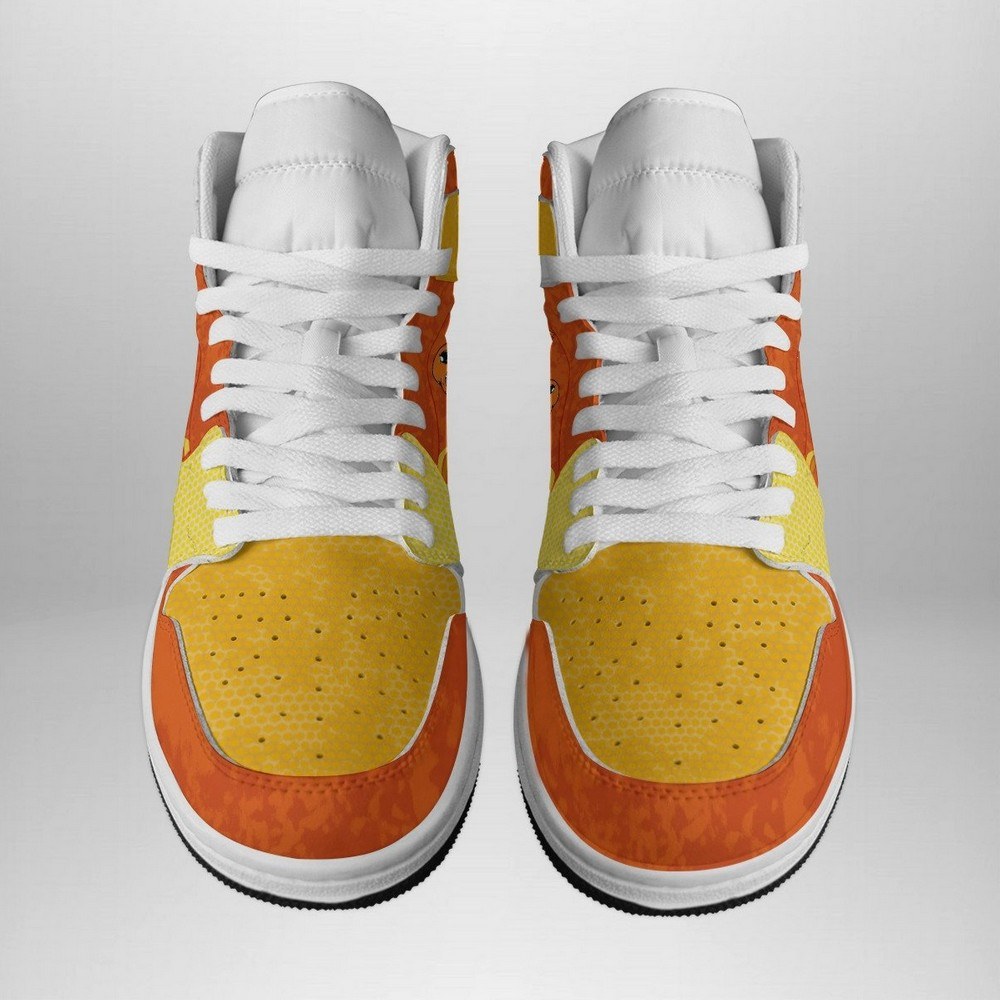 Ideafootwear Charmander Attack Pokemon AJ1 High Sneakers Shoes For Men And Women