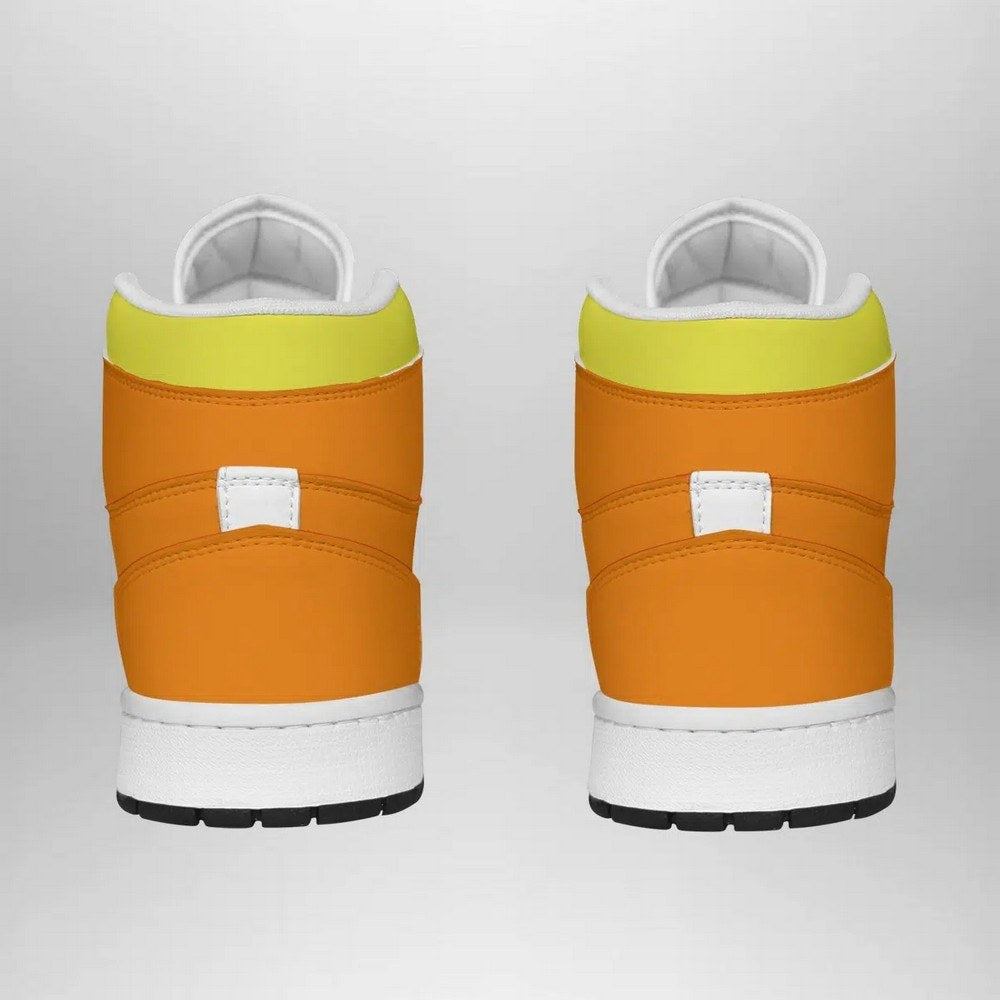 Ideafootwear Charmander Face Pokemon AJ1 High Sneakers Shoes For Men And Women