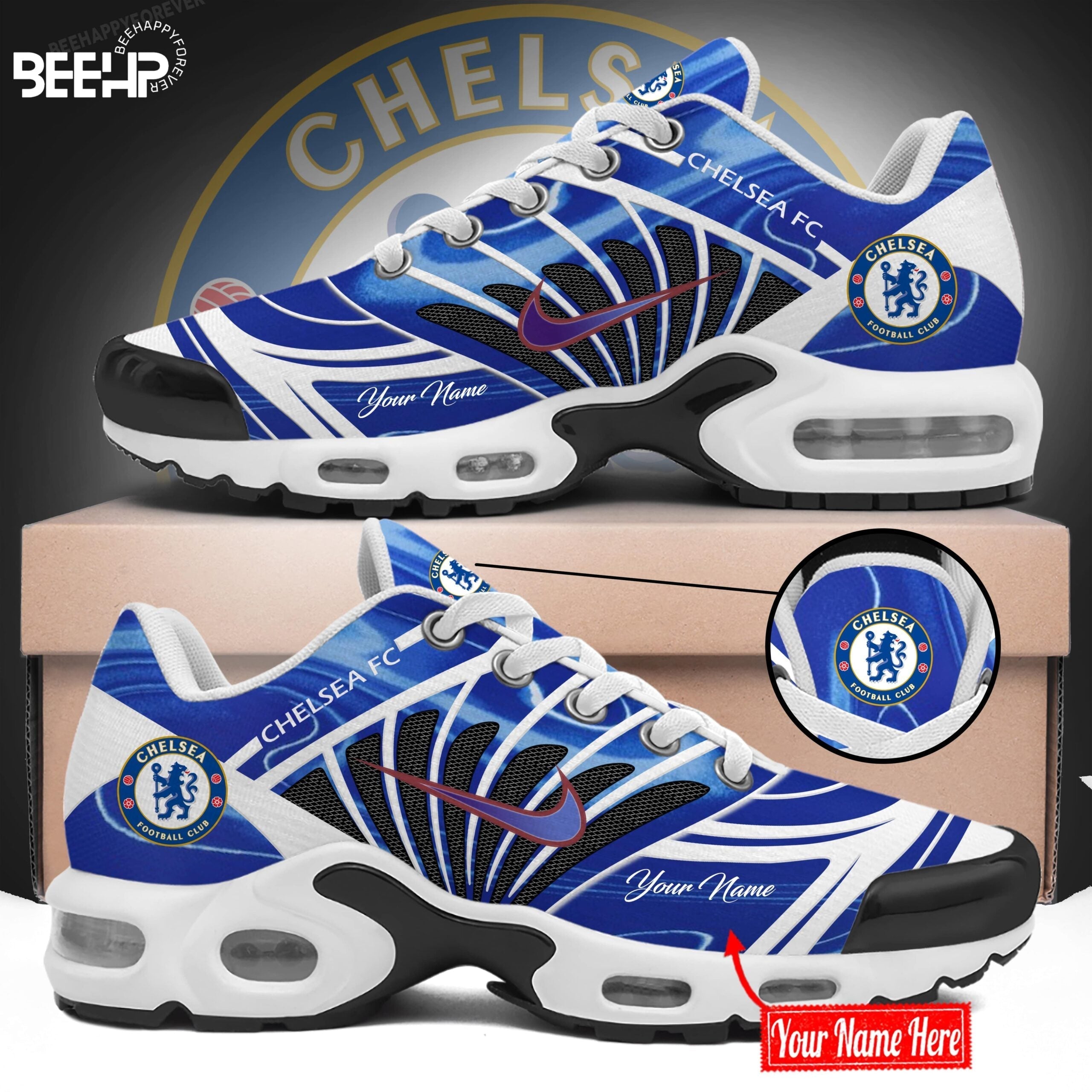 Ideafootwear Chelsea FC TN Shoes Sneakers For Men And Women