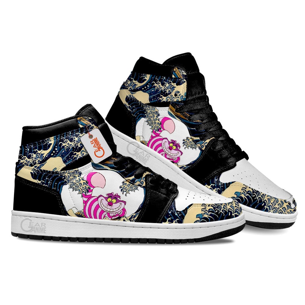 Ideafootwear Cheshire Cat AJ1 High Sneakers Shoes For Men And Women