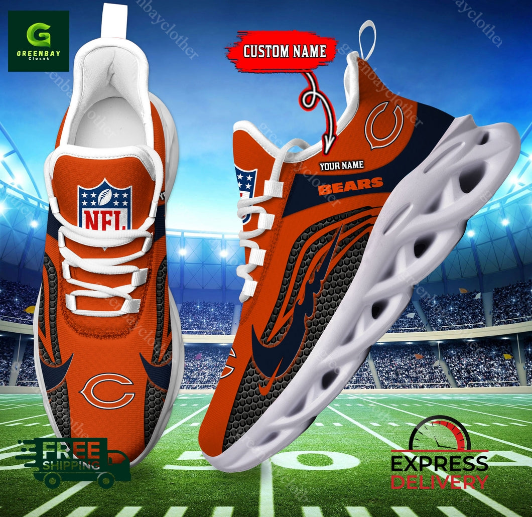 Ideafootwear Chicago Bears Max Soul Shoes Sneakers For Men And Women