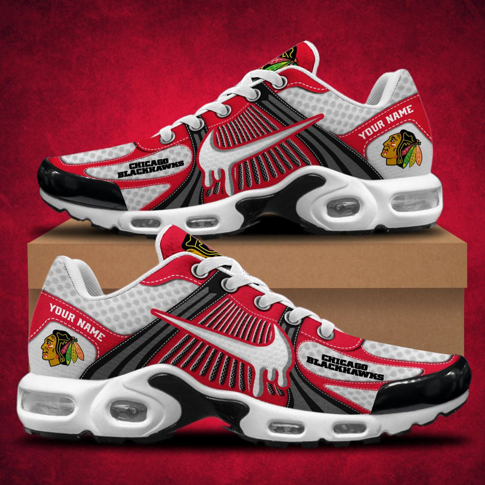 Ideafootwear Chicago Blackhawks TN Shoes Sneakers For Men And Women