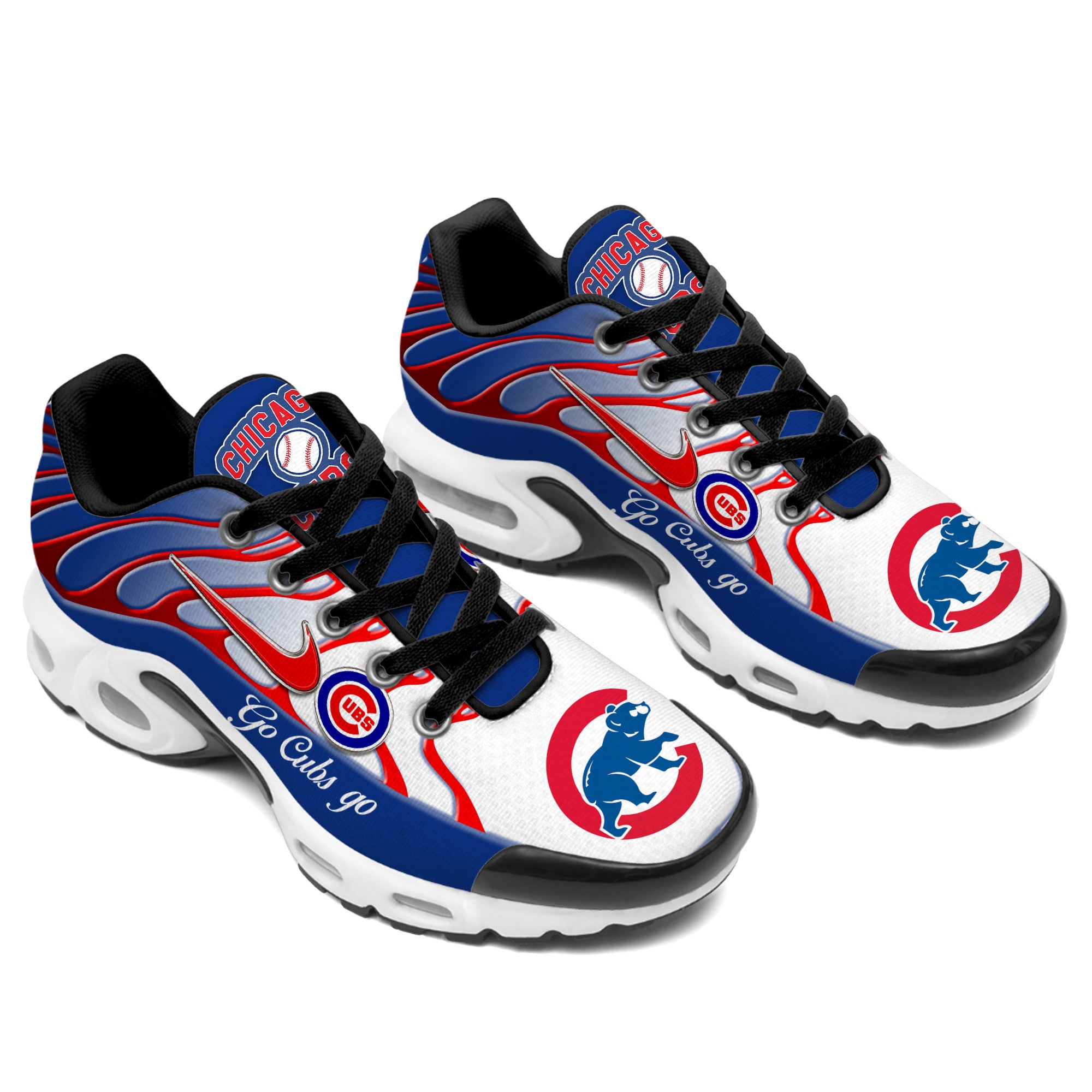 Ideafootwear Chicago Cubs TN Shoes Sneakers For Men And Women