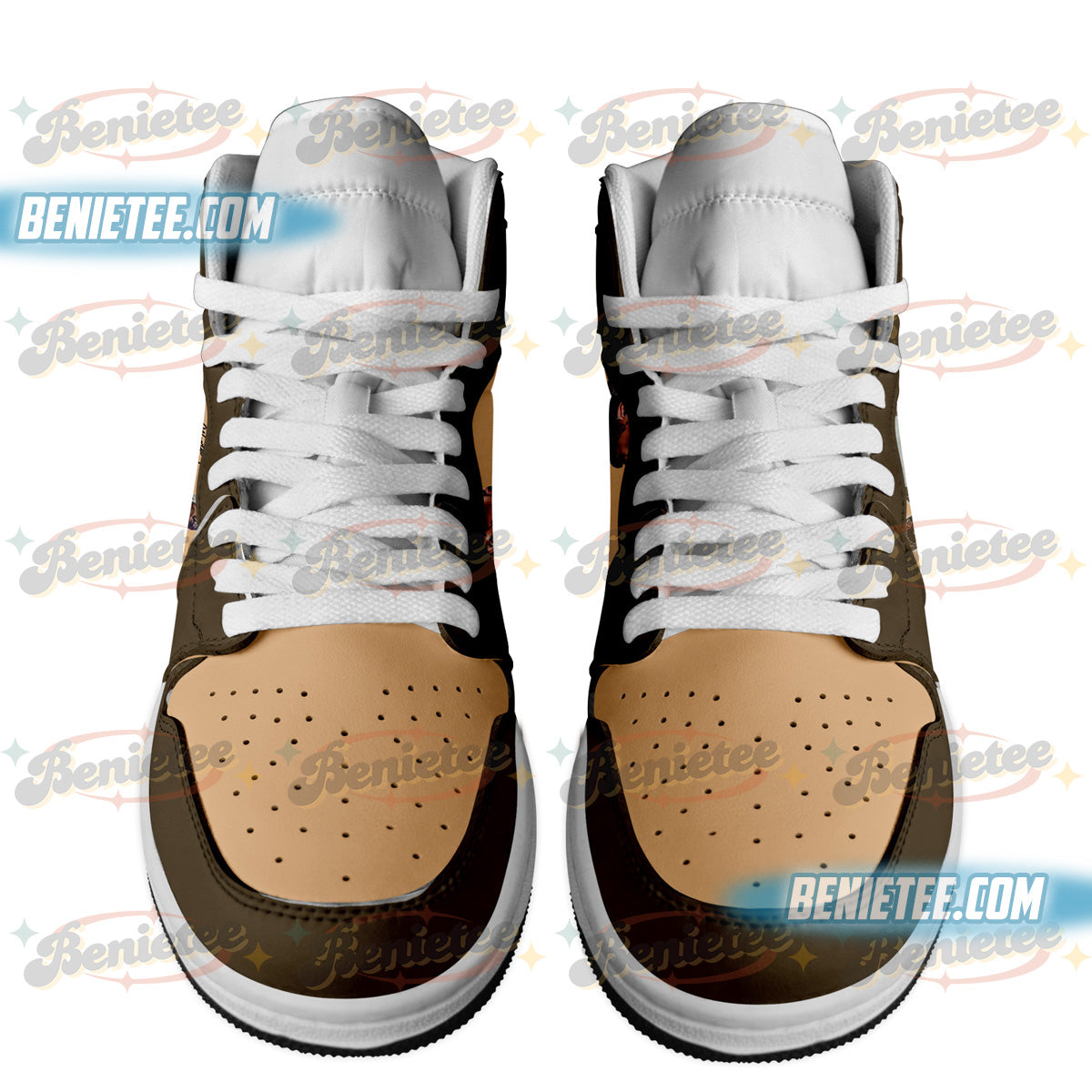 Ideafootwear Chris Brown AJ1 High Sneakers Shoes For Men And Women