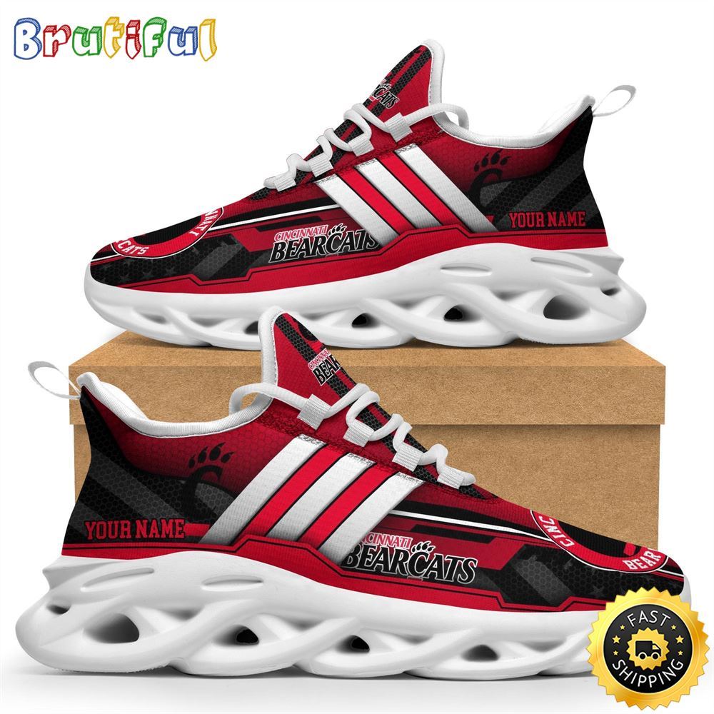Ideafootwear Cincinnati Bearcats Max Soul Shoes Sneakers For Men And Women