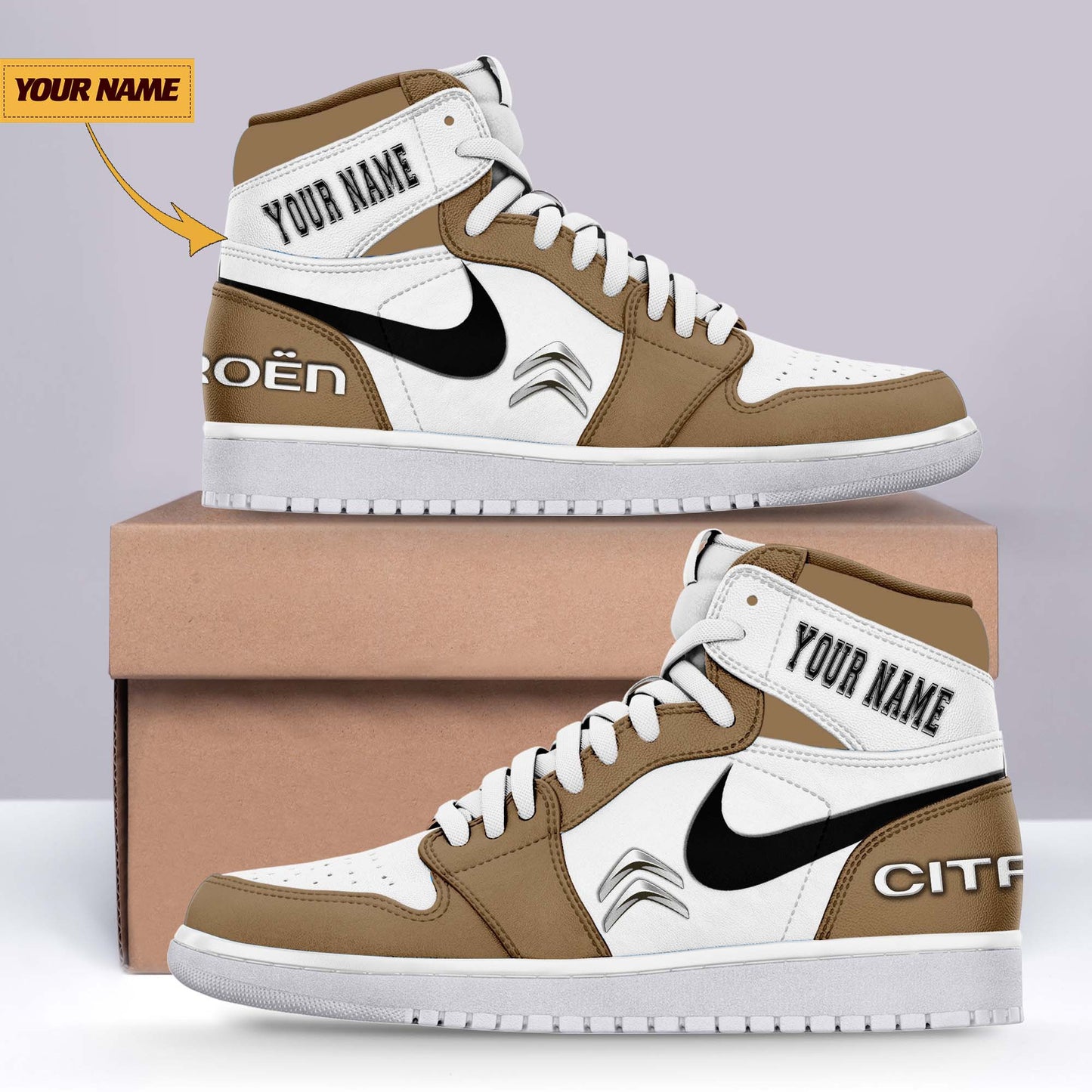 Ideafootwear Citroen AJ1 High Sneakers Shoes For Men And Women