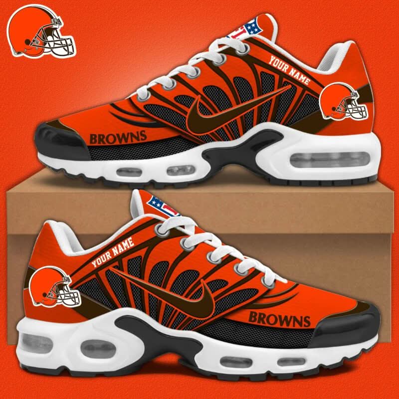 Ideafootwear Cleveland Browns TN Shoes Sneakers For Men And Women