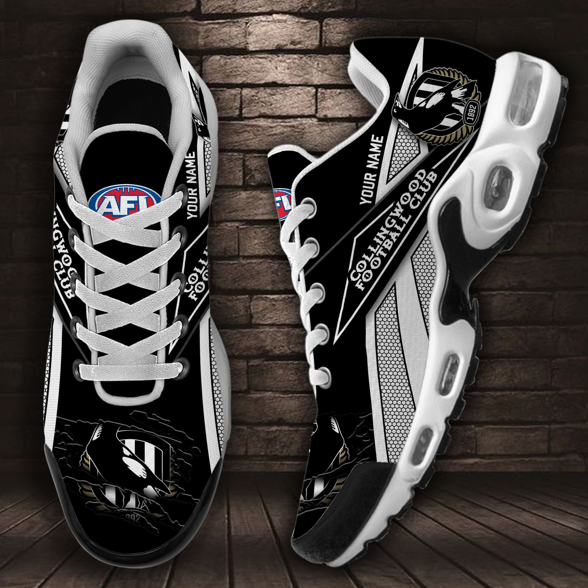 Ideafootwear Collingwood Football Club TN Shoes Sneakers For Men And Women
