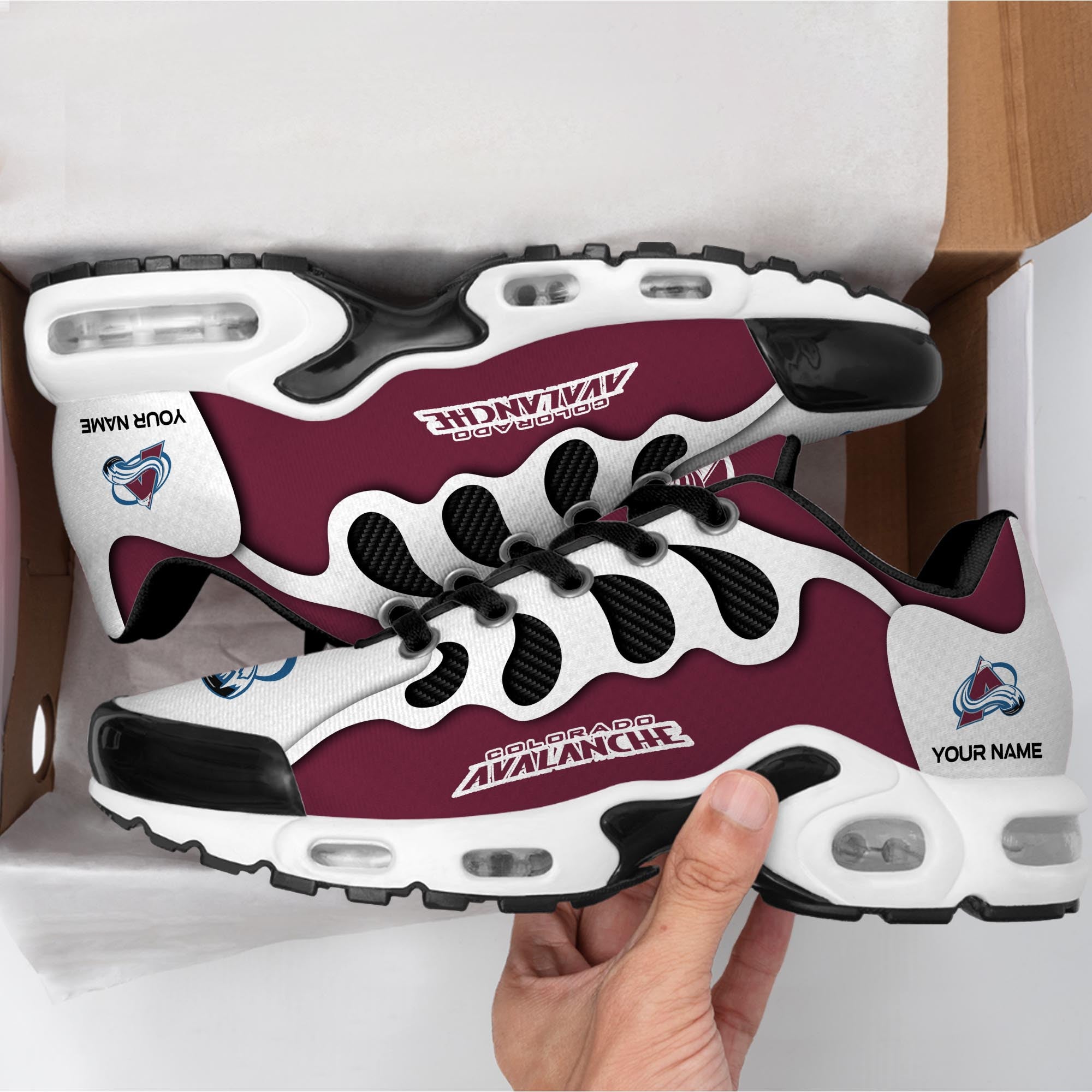 Ideafootwear Colorado Avalanche TN Shoes Sneakers For Men And Women