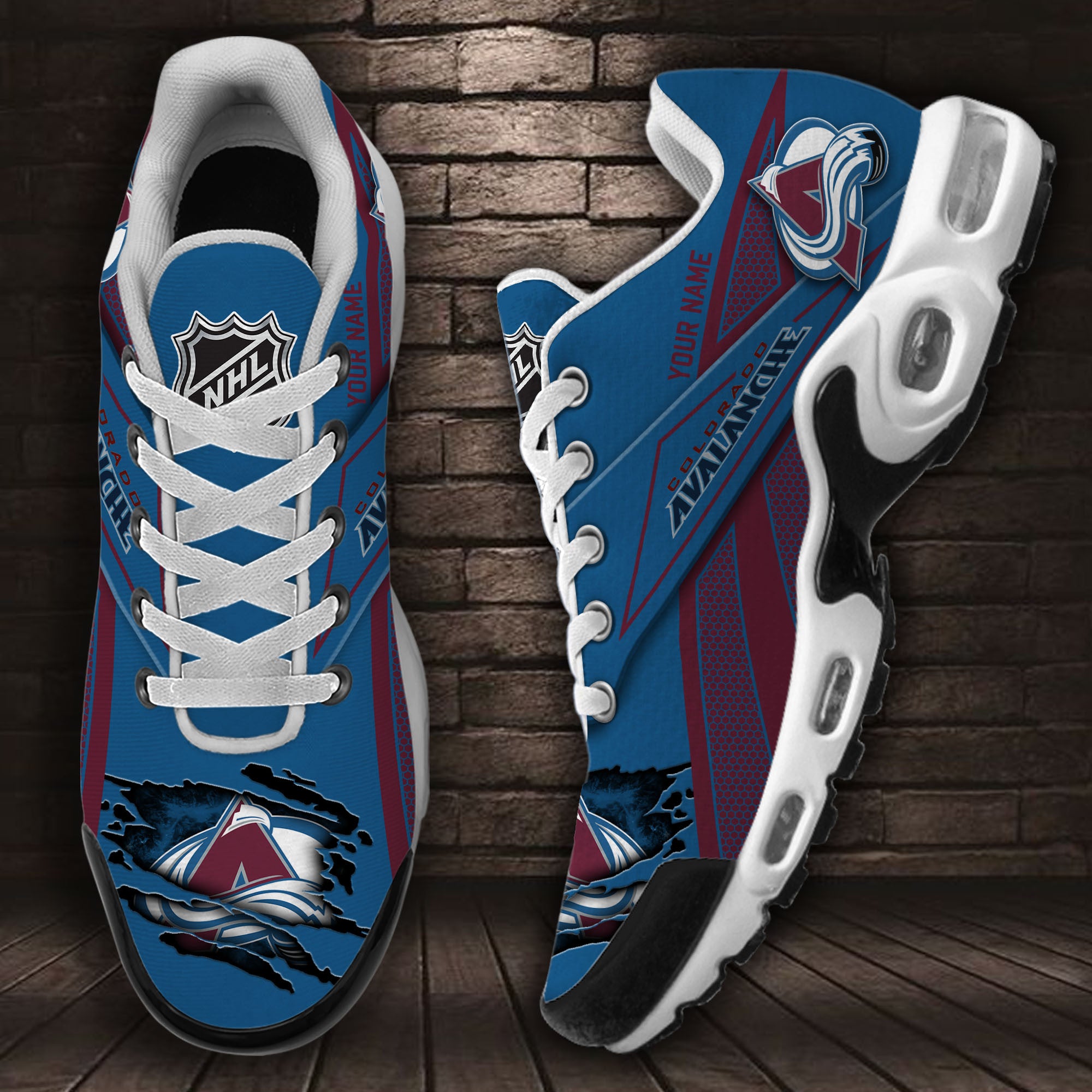 Ideafootwear Colorado Avalanche TN Shoes Sneakers For Men And Women