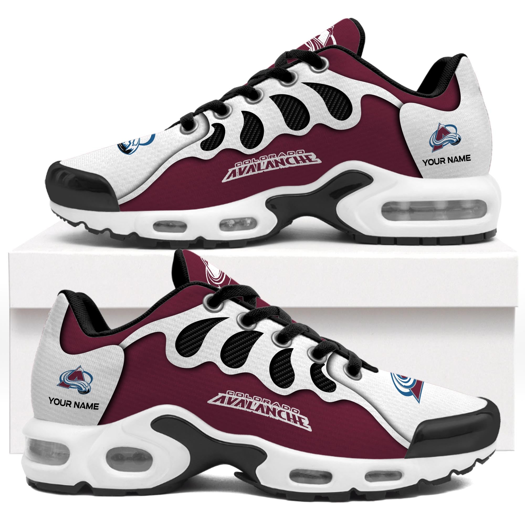 Ideafootwear Colorado Avalanche TN Shoes Sneakers For Men And Women
