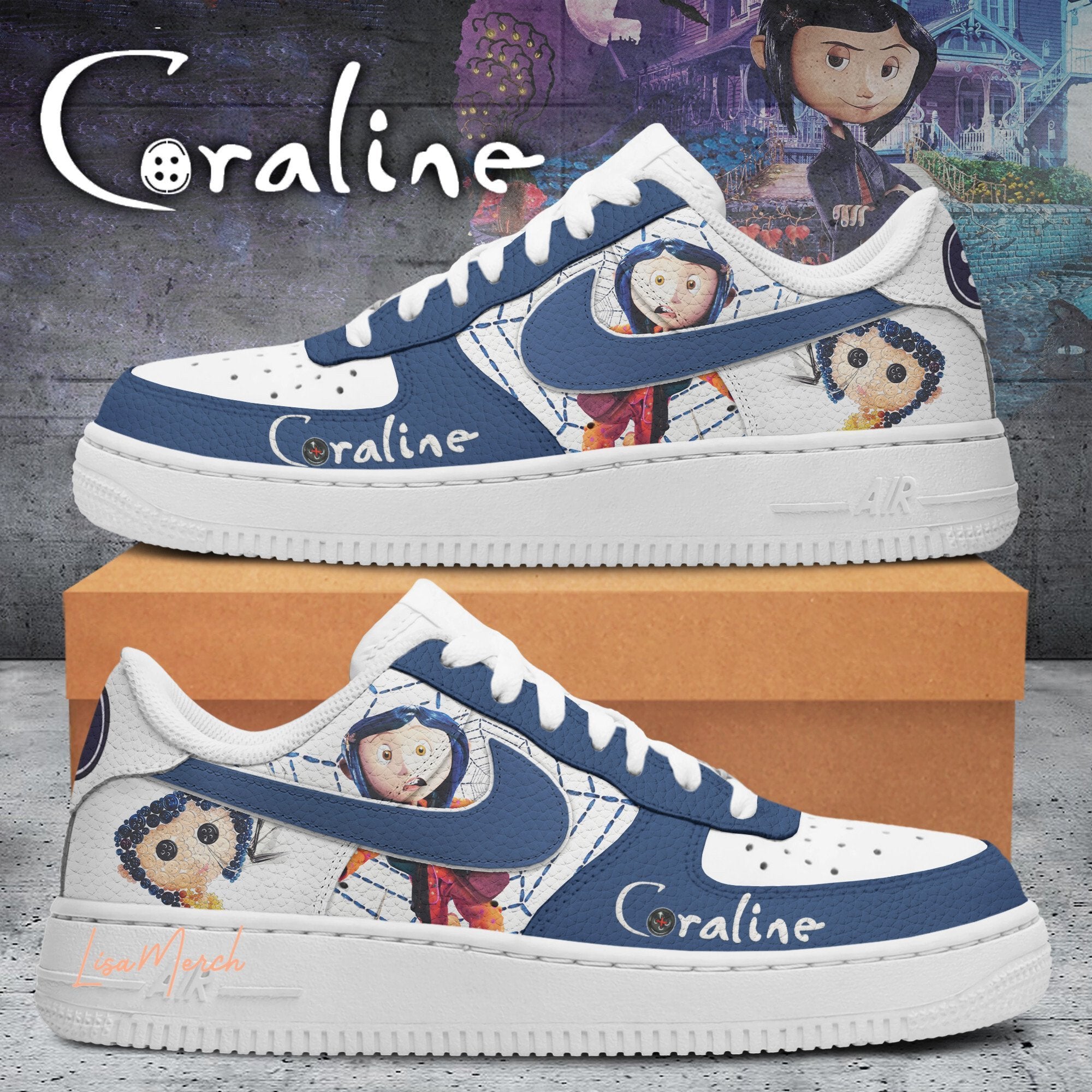 Ideafootwear Coraline Air Low-Top Sneakers Shoes For Men And Women 1