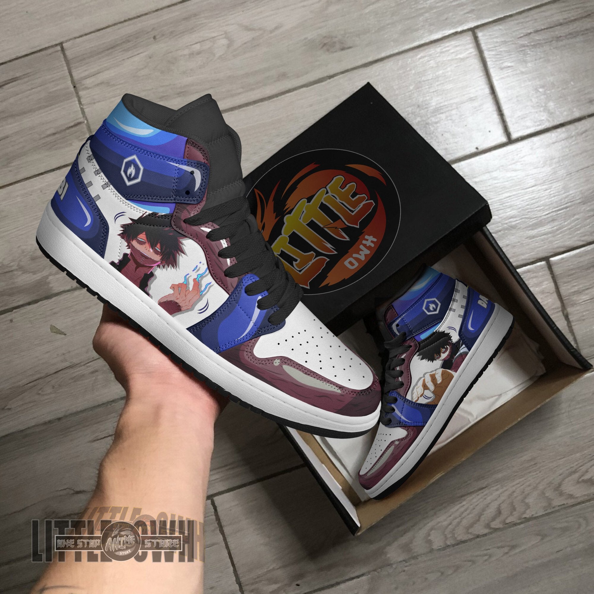 Ideafootwear Dabi AJ1 High Sneakers Shoes For Men And Women