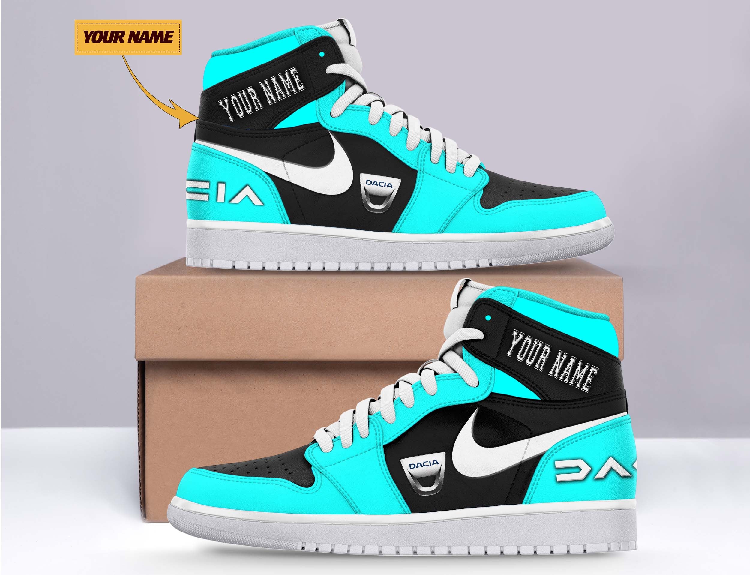 Ideafootwear Dacia AJ1 High Sneakers Shoes For Men And Women