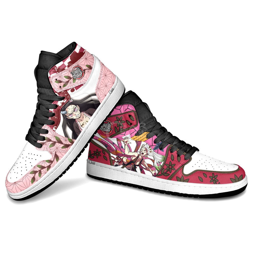 Ideafootwear Daki and Nezuko AJ1 High Sneakers Shoes For Men And Women