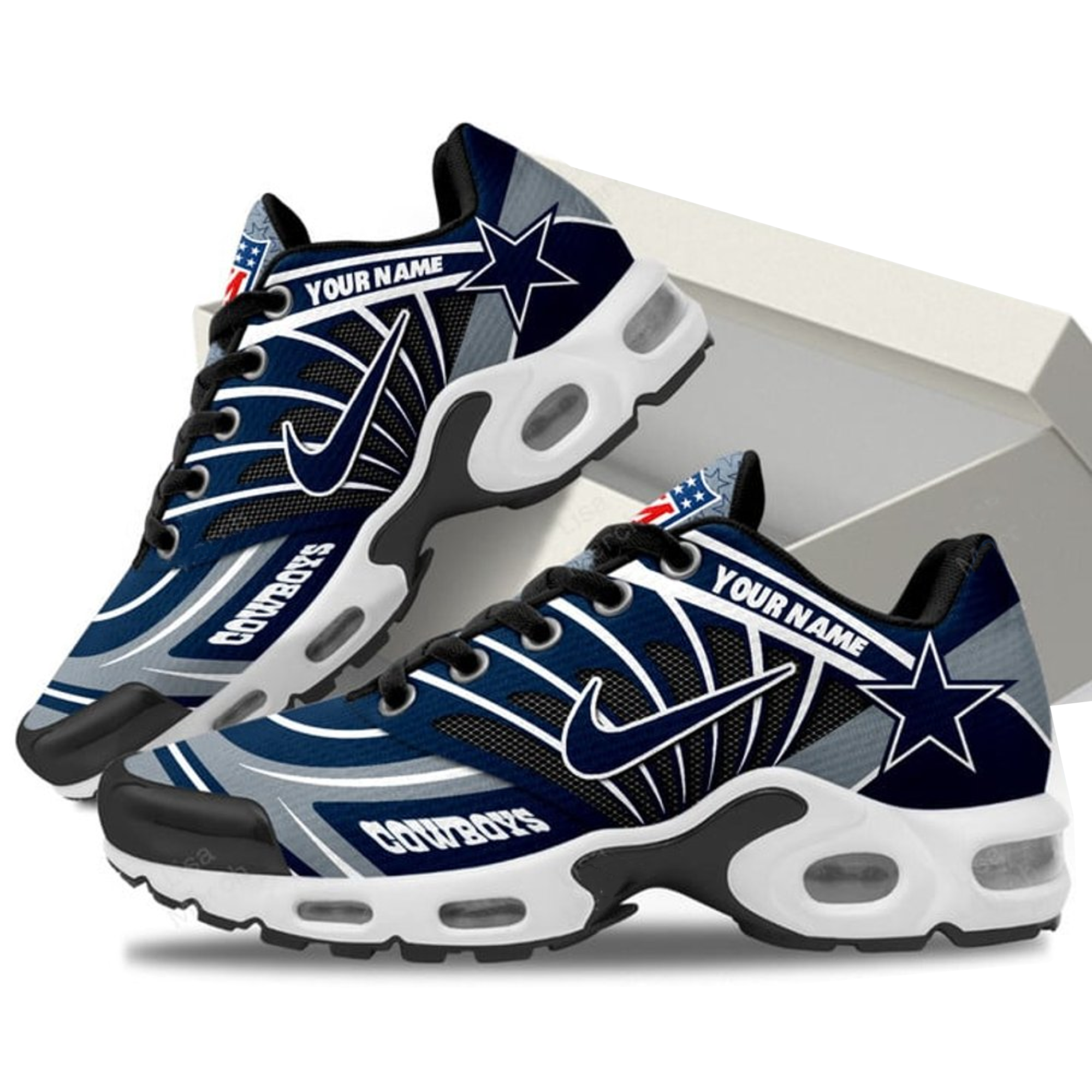 Ideafootwear Dallas Cowboys TN Shoes Sneakers For Men And Women