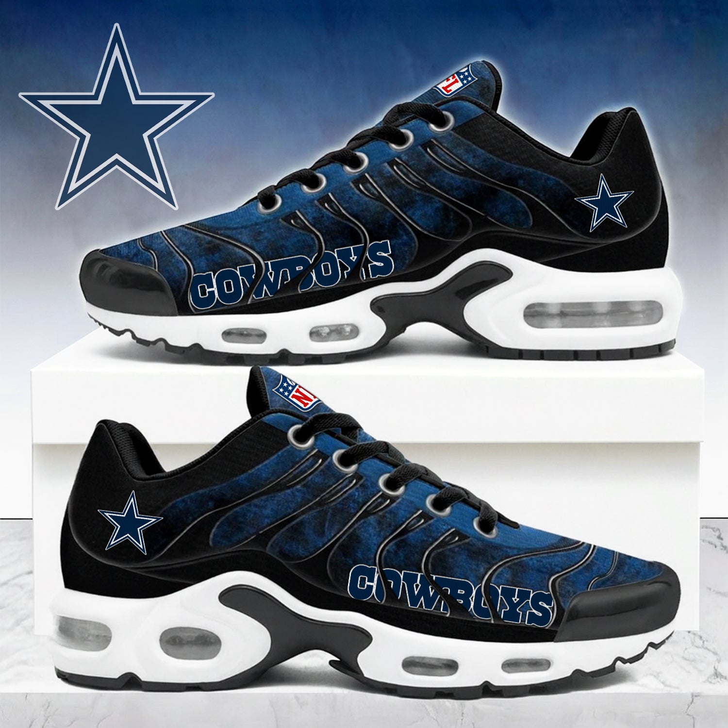 Ideafootwear Dallas Cowboys TN Shoes Sneakers For Men And Women