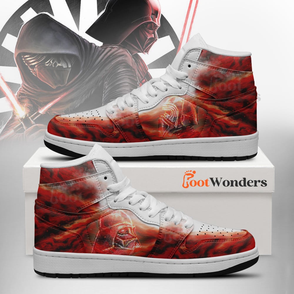 Ideafootwear Dark Side AJ1 High Sneakers Shoes For Men And Women