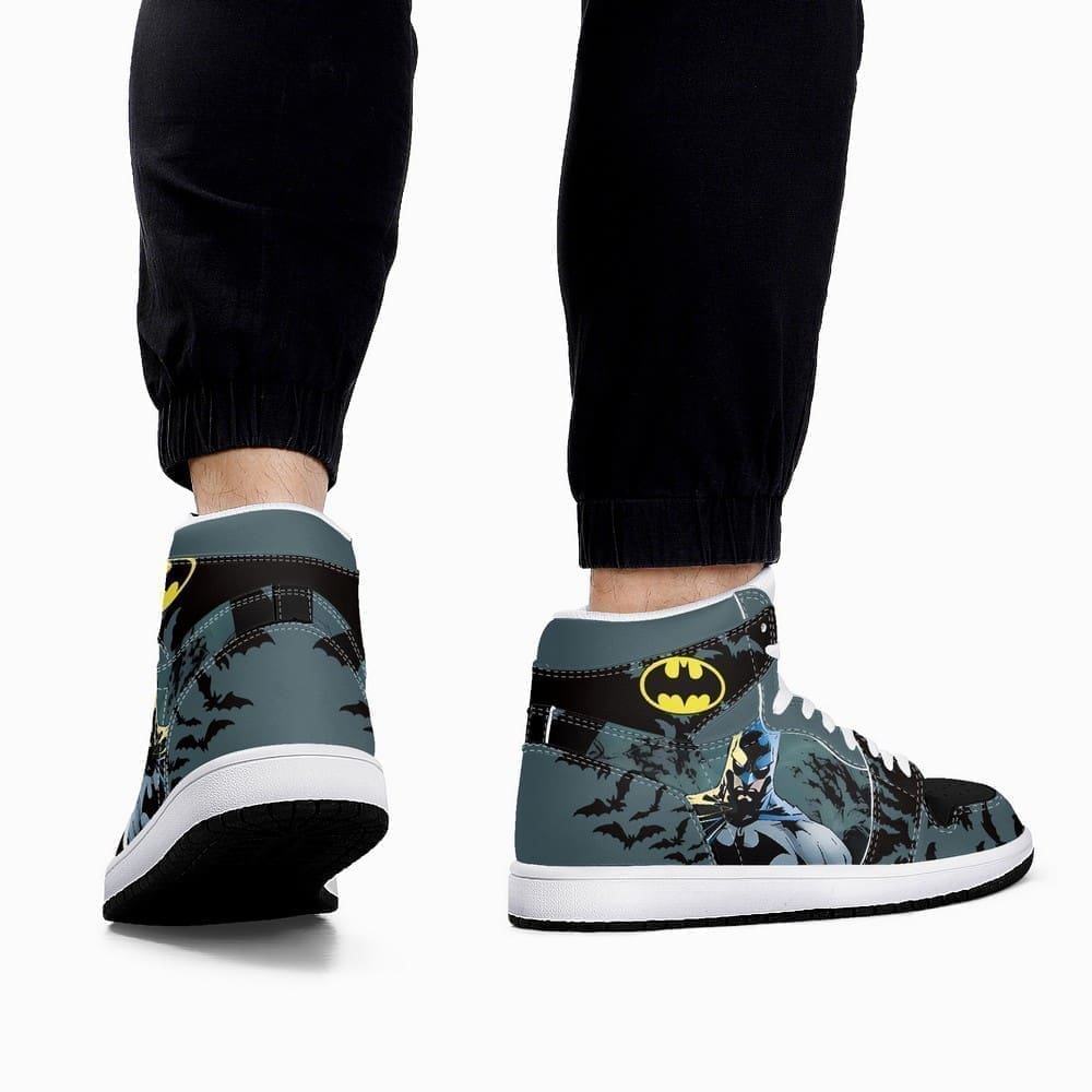 Ideafootwear DC Batman AJ1 High Sneakers Shoes For Men And Women