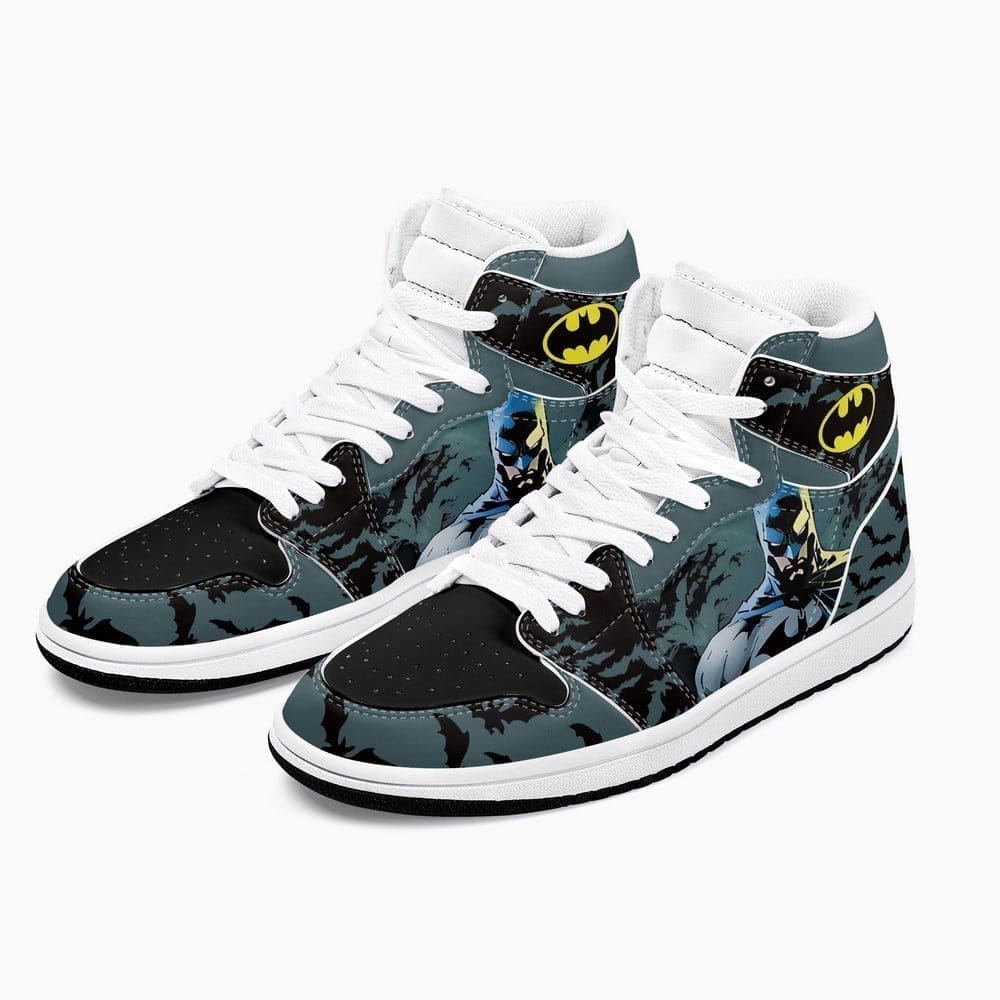 Ideafootwear DC Batman AJ1 High Sneakers Shoes For Men And Women