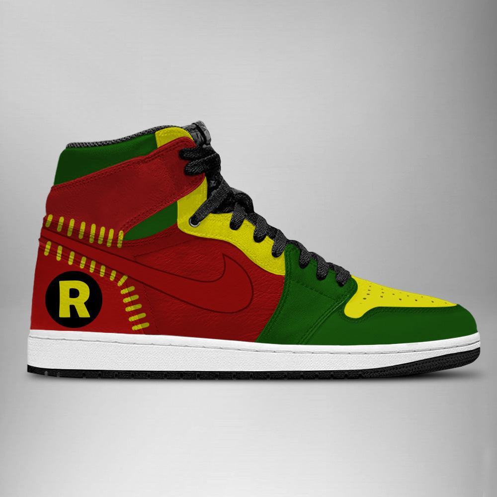 Ideafootwear DC Batman & Robin AJ1 High Sneakers Shoes For Men And Women