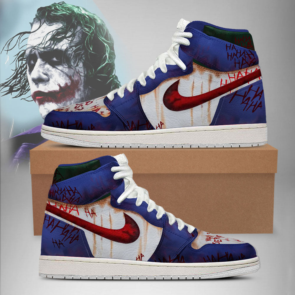 Ideafootwear DC Joker AJ1 High Sneakers Shoes For Men And Women