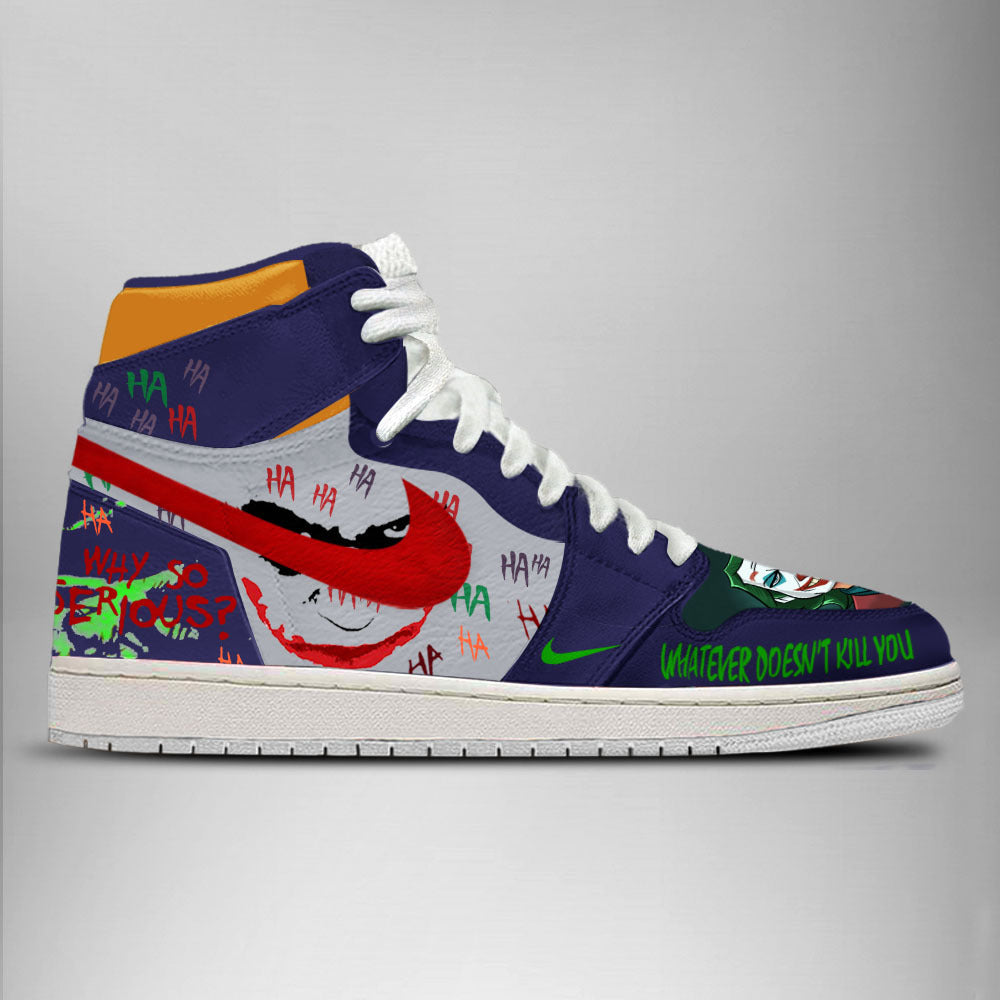 Ideafootwear DC Joker AJ1 High Sneakers Shoes For Men And Women