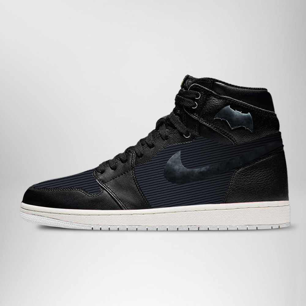 Ideafootwear DC Justice League Batman AJ1 High Sneakers Shoes For Men And Women