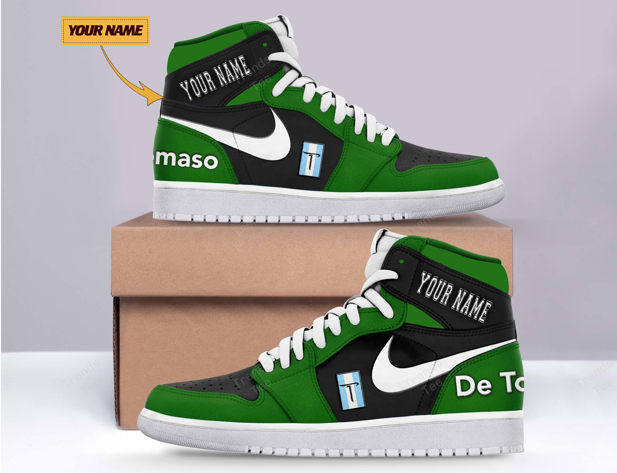 Ideafootwear De Tomaso AJ1 High Sneakers Shoes For Men And Women