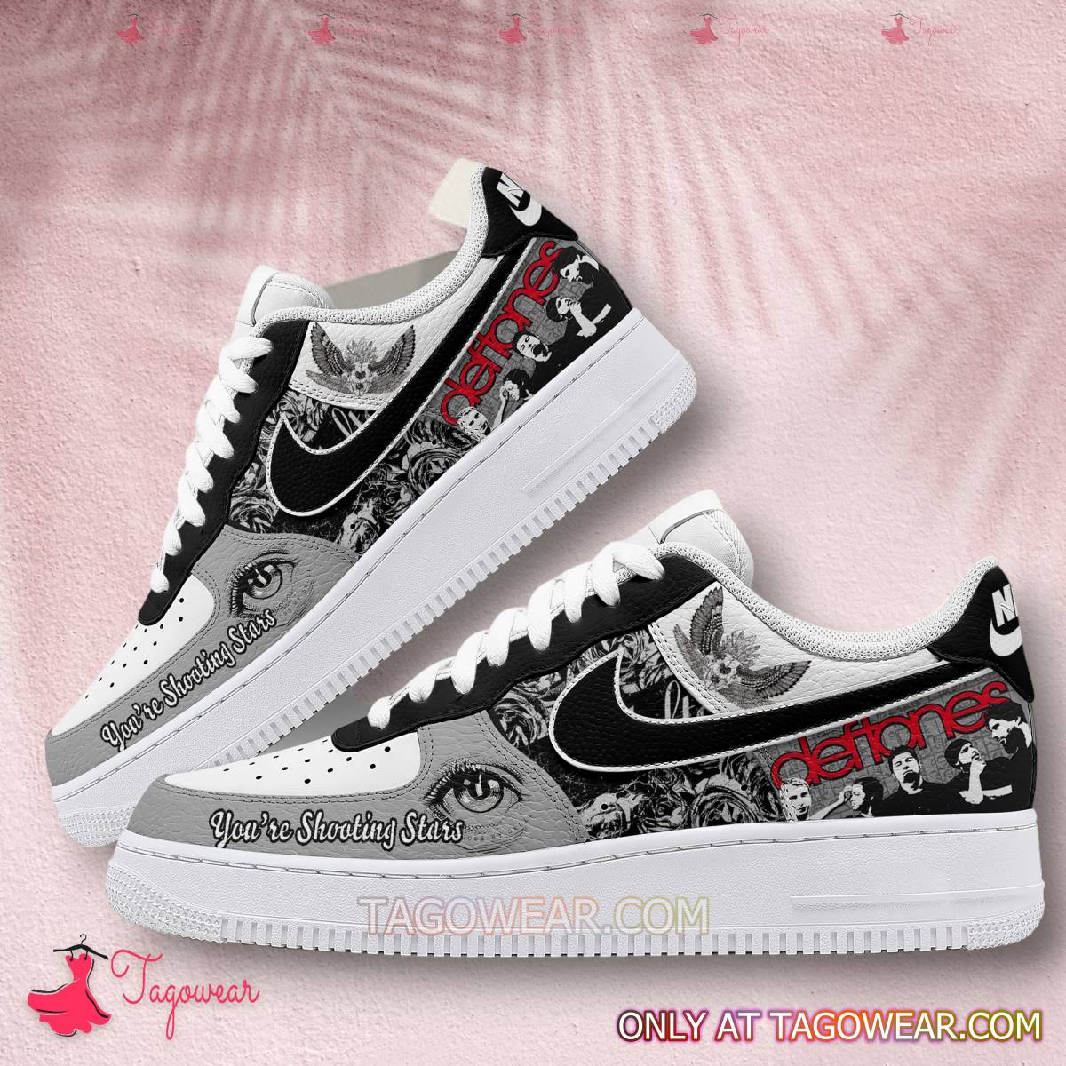 Ideafootwear Deftones Air Low-Top Sneakers Shoes For Men And Women 2